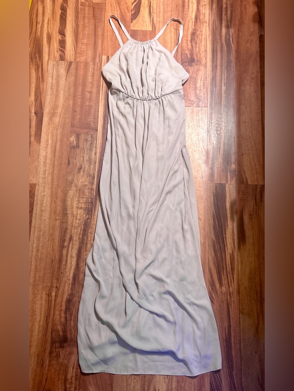 Show Me Your Mumu Amanda Lavender Chiffon Maxi Dress